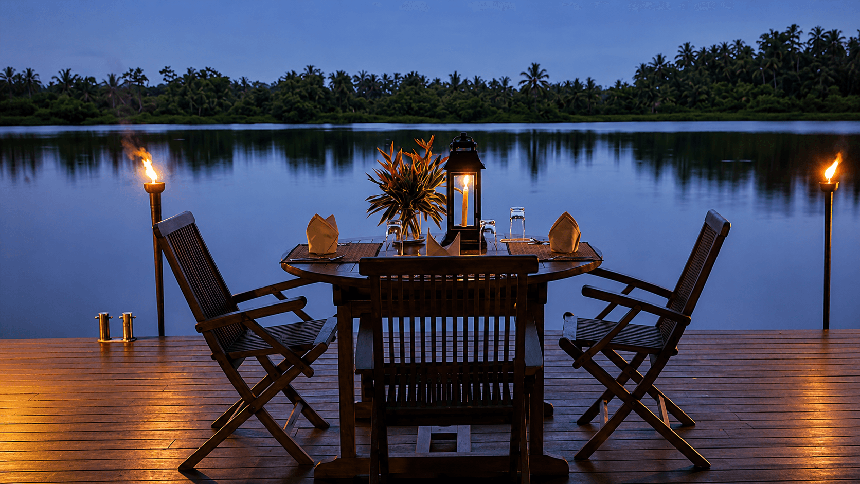 Afternoon tea or a romantic deck dinner